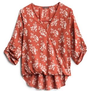 Allan Surplice Rolltab High Low Blouse Stitch Fix